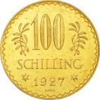 1926-1931 21.17g Austria Gold First Republic customary in banking