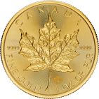 2026 1 oz Canada Gold Maple Leaf Freshly minted