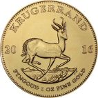 2016 1 oz South Africa Gold Krugerrand BU customary in banking
