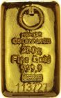 250g Austria Gold Austrian Mint cast customary in banking