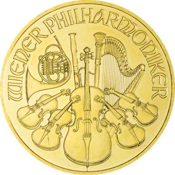 2009 1 oz Austria Gold Philharmonic BU customary in banking