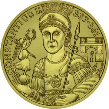 2000 16g Austria Gold Treasure House  Austrian Art: Pagan Gate Hand-lifted