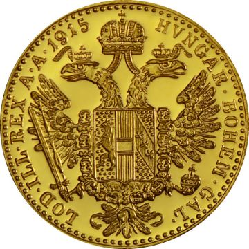 1915 3.44g Austria Gold 1 Dukat