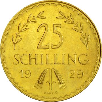 1926-1931 5.29g Austria Gold First Republic customary in banking