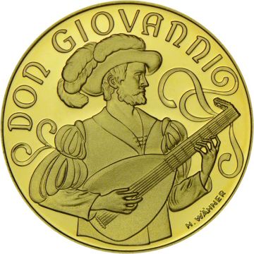 1991 8g Austria Gold Don Giovanni  Proof Coin PP
