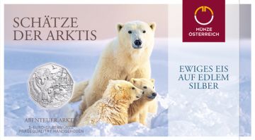 2014 8g Austria Silver 2014 8g Austria Silver Polar Adventure PN 5 Euro PN
