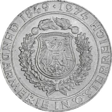 1974-1978 12.80g Austria Silver 50 Schilling II. Form customary in banking