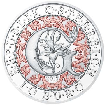 2017 1/2 oz Austria Silver Gabriel - The Announcement Angel Coin PP