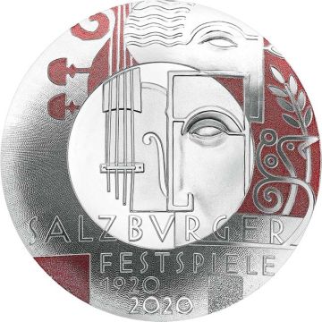 2020 20.74g Austria Silver 100 Years Salzburg Festival PP