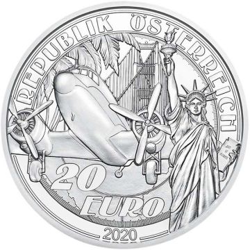 2020 20.74g Austria Silver Traveling Above the Clouds PP