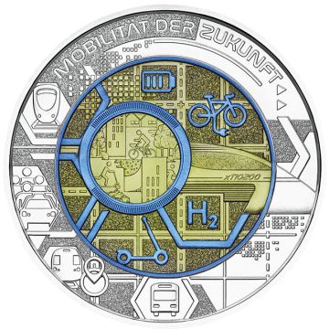 2021 9g Austria Silver / Niobium Mobility of the Future PN