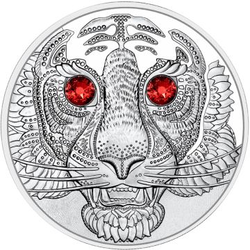 2022 20.74g Austria Silver Asia - Strength of the Tiger PP