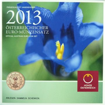 2013 Austria Copper-Nickel 2013 28gm Austria Copper-Nickel Circulation set PN PN