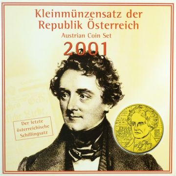 2001 Austria Copper-Nickel Coin set PN