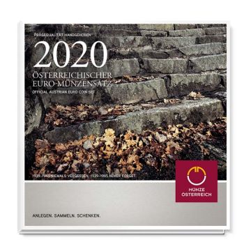 2020 Austria Copper-Nickel 2020 28gm  Austria Copper-Nickel Course set PN PN