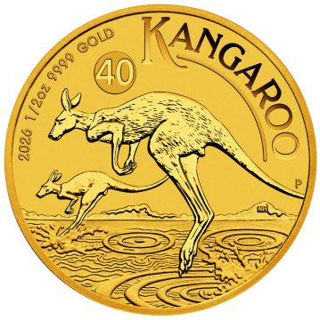 2026 1/2 oz Australia Gold Kangaroo Freshly minted