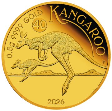 2026 0.50g Australia Gold Australian Kangaroo PP