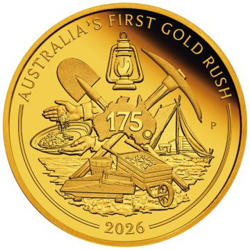 2026 1 oz Australia Gold Australias First Gold Rush PP