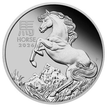 2025 1 oz Australia Platinum Lunar Horse PP