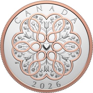 2026 31.39g Canada Silver Celebrate Love PP