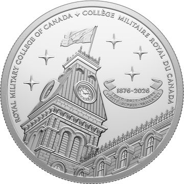 2026 31.38g Canada Silver Royal Military College PP