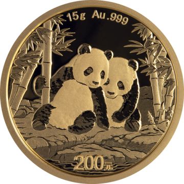 2026 15g China Gold 2026 15gm China Gold Panda Coin Freshly minted