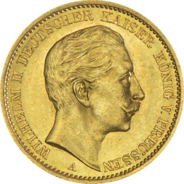 7.16g Germany Gold German Empire 20 Mark Gold customary in banking