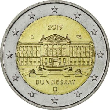 2019 Germany Copper-Nickel Federal Council UNC