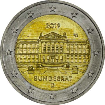 2019 Germany Copper-Nickel Federal Council UNC