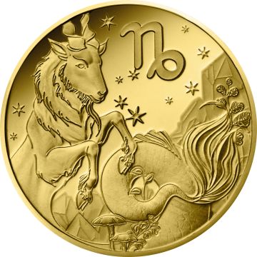 2026 0.50g France Gold Astrological signs - Capricorn 5€ Coin PP