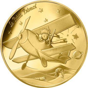 2026 1/4 oz France Gold The Little Prince - Plane PP