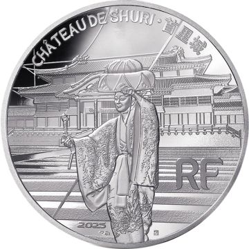 2025 22.18g France Silver 2025 22.18g France Silver Shuri Castle PP PP