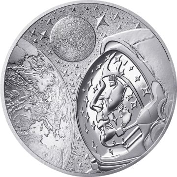 2025 22.18g France Silver The Space Odyssey with Thomas Pesquet 10€ Coin PP