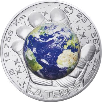 2025 40.50g France Silver The Space Odyssey with Thomas Pesquet BU