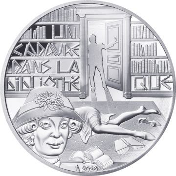 2026 22.18g France Silver Art of the Quill – The body in the Library PP