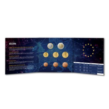 2025 France Copper-Nickel 2025 42.92gm France Jacques Delors Coinset BU