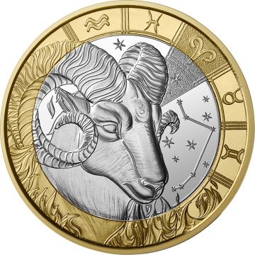 2026 France Copper-Nickel Astrological signs - Aries 5€  Coin UN