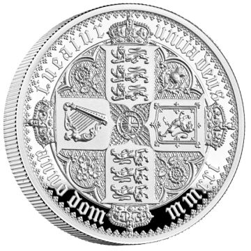 2021 155.35g Great Britain Silver 2021 5oz Great Britain Silver Gothic Crown PP