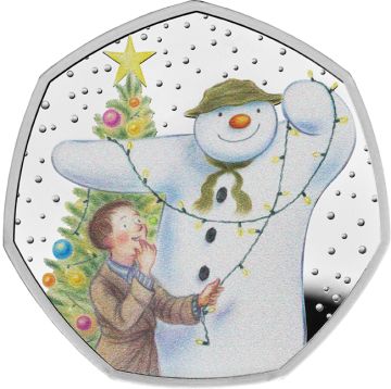 2025 7.40g Great Britain Silver 2025 8gm UK Silver The Snowman Coin PP