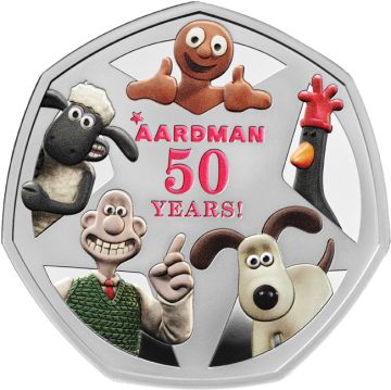 2026 7.40g Great Britain Silver Aardman PP