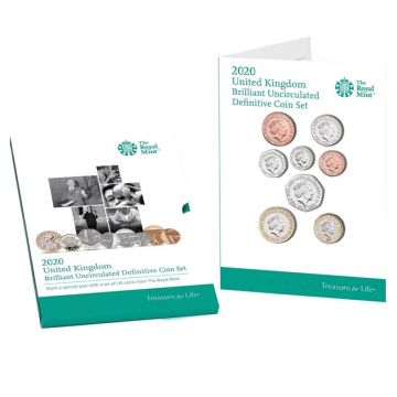 2020 Great Britain Copper-Nickel Annual Coin Set BU