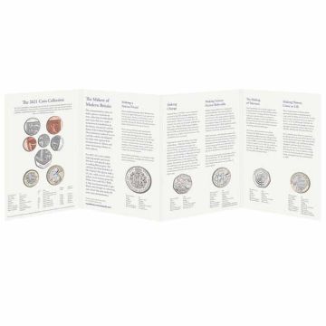 2021 Great Britain Copper-Nickel Annual Coin Set UN BU