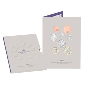 2024 Great Britain Copper-Nickel Annual Coin Set UN BU