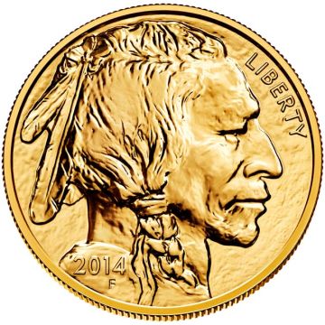 1 oz USA Gold Buffalo BU (Random Year) customary in banking