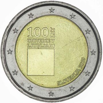 2019 Slovenia Copper-Nickel 100 Years of University of Ljubljana UNC