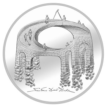 2021 16.70g Switzerland Silver Illusion - Viaduct of Life PP