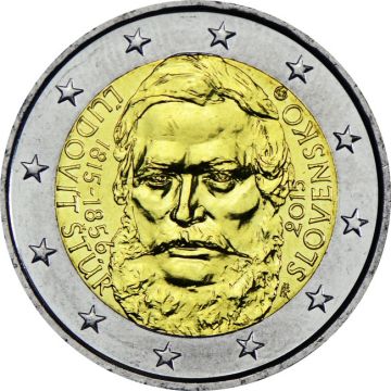 2015 Slovakia Copper-Nickel 200th birthday of Ludovit Stur UNC
