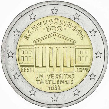 2019 Estonia Copper-Nickel 100 years of University in Tartu UNC