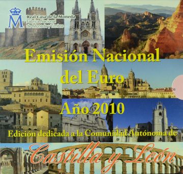 2010 Spain Silver / CuNi Castilla-León Coin Set UN