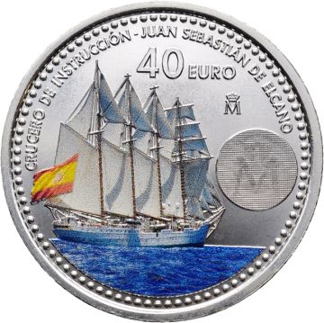 2025 16.65g Spain Silver JUAN SEBASTIÁN DE ELCANO Princess Leonor UN